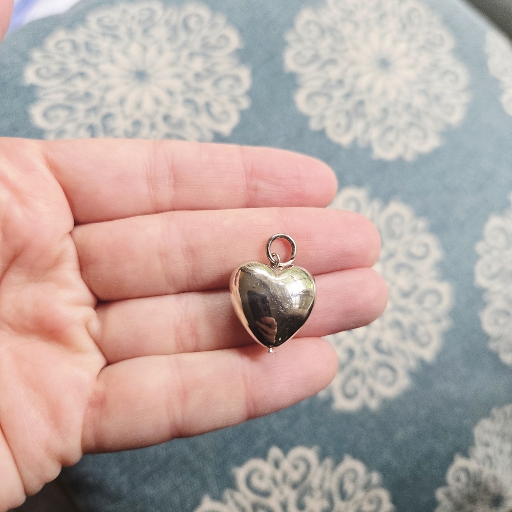 Vintage Silver Heart Pendant